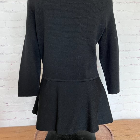 Boss - Black Fitted and Flared Sweater - Size Large  - Hugo Boss - Picture 7 of 12